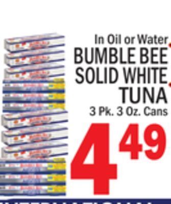 C Town Bumble bee solid white tuna offer