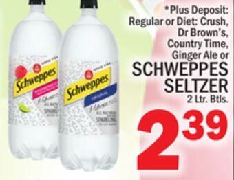 C Town Schweppes seltzer offer