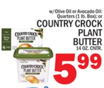 C Town Country crock plant butter 14 oz. cntr offer