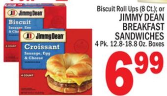 C Town Jimmy dean breakfast sandwiches offer