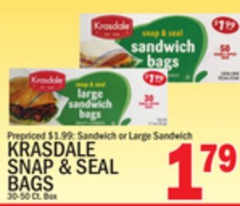 C Town Krasdale snap & seal bags offer