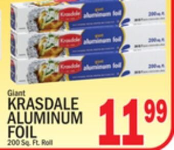C Town Krasdale aluminum foil offer