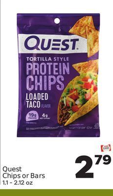 Weis Markets Quest chips or bars offer