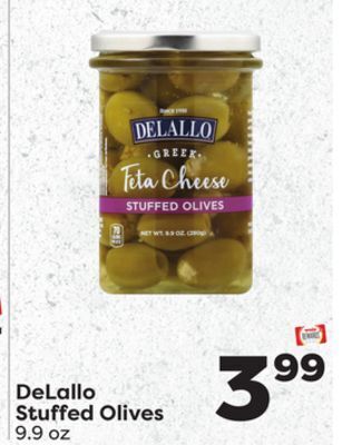 Weis Markets Delallo stuffed olives offer