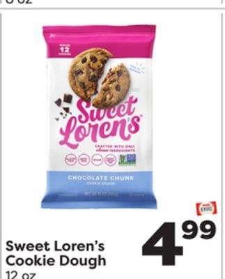 Weis Markets Sweet loren's cookie dough offer