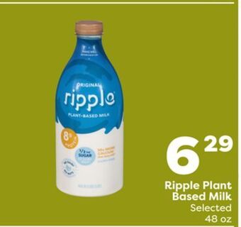 Weis Markets Ripple plant based milk offer