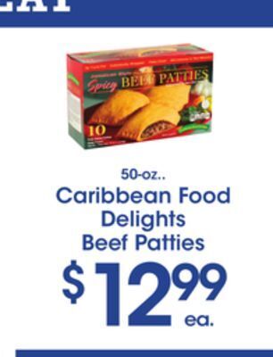 Price Rite Caribbean food delights beef patties offer