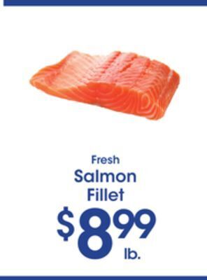 Price Rite Fresh salmon fillet offer