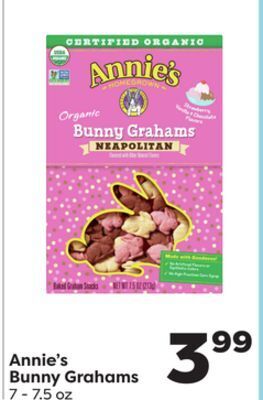 Weis Markets Annie's bunny grahams offer