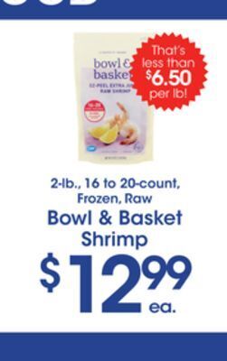 Price Rite Bowl & basket shrimp offer