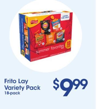 Price Rite Frito lay variety pack offer