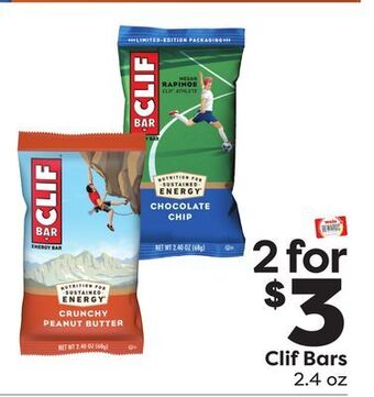 Weis Markets Clif bars offer