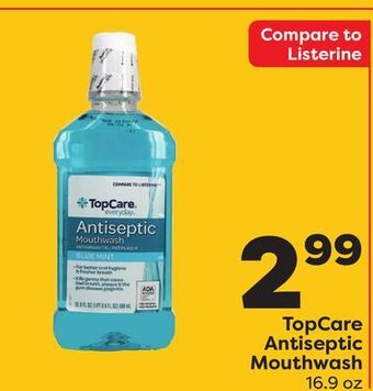 Weis Markets Topcare antiseptic mouthwash offer