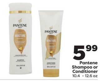Weis Markets Pantene shampoo or conditioner offer