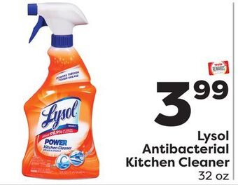 Weis Markets Lysol antibacterial kitchen cleaner offer