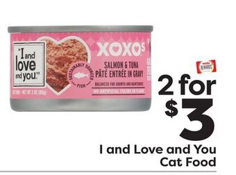 Weis Markets I and love and you cat food offer