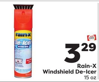 Weis Markets Rain-x windshield de-icer offer