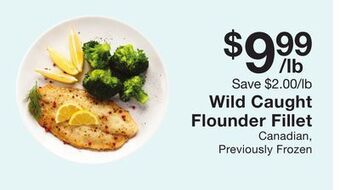 Fairway Store Market Wild caught flounder fillet offer