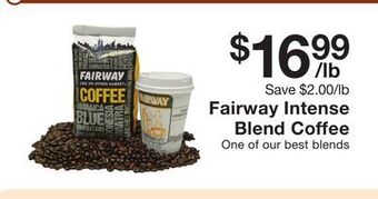 Fairway Store Market Fairway intense blend coffee offer