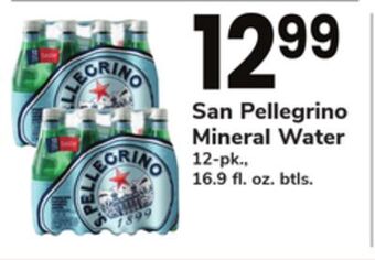 ACME San pellegrino mineral water offer