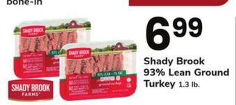 ACME Shady brook 93% lean ground turkey offer