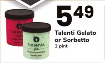 ACME Talenti gelato or sorbetto offer
