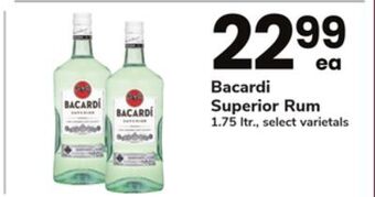 ACME Bacardi superior rum offer
