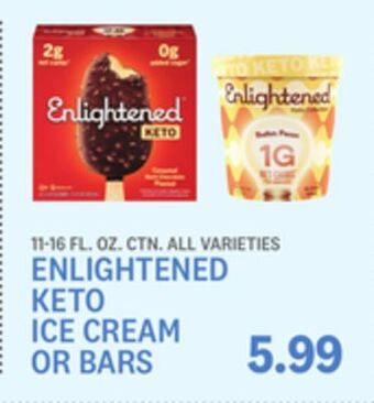 Kings Food Markets Enlightened keto ice cream or bars offer