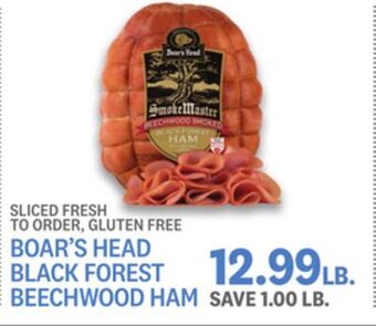 Kings Food Markets Boar's head black forest beechwood ham offer