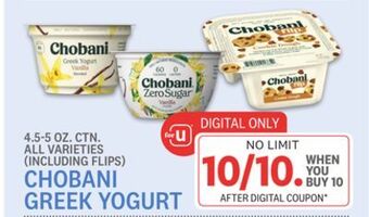 Kings Food Markets Chobani greek yogurt offer