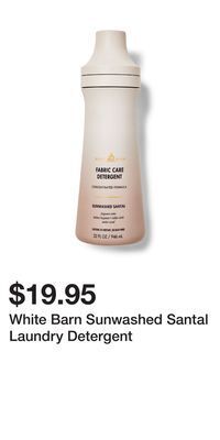 Bath & Body Works White barn sunwashed santal laundry detergent offer