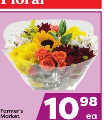 Weis Markets Farmer's market bouquet offer