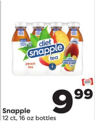 Weis Markets Snapple offer