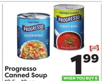 Weis Markets Progresso canned soup offer