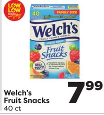 Weis Markets Welch's fruit snacks offer