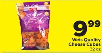 Weis Markets Weis quality cheese cubes offer