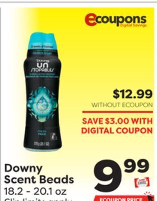 Weis Markets Downy scent beads offer