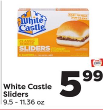 Weis Markets White castle sliders offer