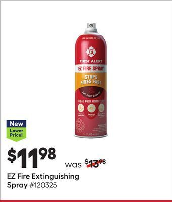 Lowe's Ez fire extinguishing spray offer
