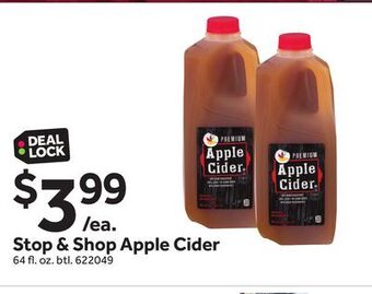 Stop&Shop Stop & shop apple cider offer