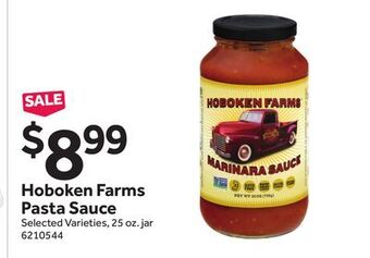 Stop&Shop Hoboken farms pasta sauce offer