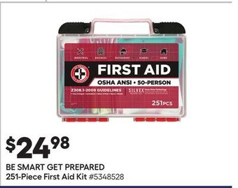 Lowe's 251-piece first aid kit offer