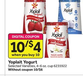 Stop&Shop Yoplait yogurt offer