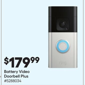 Lowe's Battery video doorbell plus offer