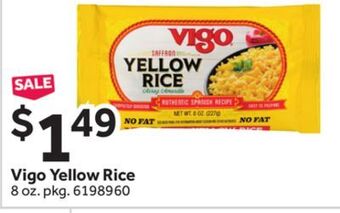 Stop&Shop Vigo yellow rice offer