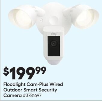 Lowe's Floodlight cam-plus wired outdoor smart security camera offer