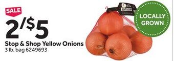 Stop&Shop Stop & shop yellow onions offer