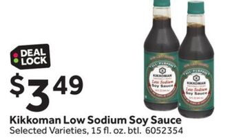 Stop&Shop Kikkoman low sodium soy sauce offer