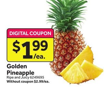 Stop&Shop Golden pineapple offer