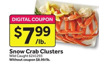 Stop&Shop Snow crab clusters offer